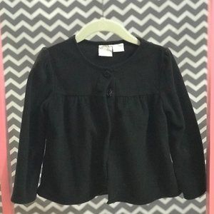 Koala Kids Toddler Girls 2T Black Cardigan